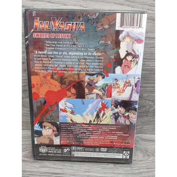 InuYasha: Swords of Destiny (Episodes 34,35,36)-Brand New Sealed DVD - Picture 2 of 4